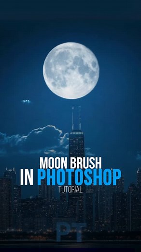 Photoshop Tutorials | Make your own Moon Brush in Photoshop Tutorial #photoshop #photoshoptutorial | Instagram