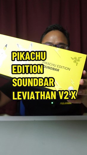 Unboxing & Review Pikachu Pokemon Edition Soundbar Leviathan V2 X by Razer