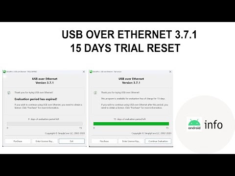 USB Over Ethernet 3.7.1 | 15 Days Trail Reset | Android info