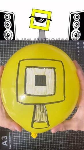 I made Sprunki OC Odd Bot (from Fancade) out of Balloon​⁠​​⁠​⁠ ​⁠​⁠​​⁠​⁠​​#sprunki #diyballoon