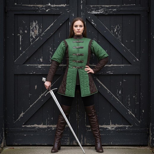 Pink Renaissance Gambeson | Medieval LARP Costume, Ren Faire Attire - Etsy