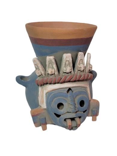 Handcrafted Tlaloc Vessel: Aztec God of Rain Replica - Etsy
