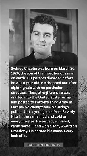 "Charlie Chaplin's Son Got No Special Treatment. He Fought in Patton's Army Like Everyone Else"