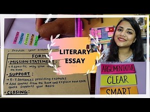 HOW TO WRITE A LITERARY ESSAY?