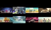 Mix of 8 videos from youtube : BTS most popular songs mashup