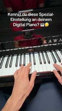 Do you know this special setting on your digital piano? 🎹🤔 #digitalpiano #pianotips #piano