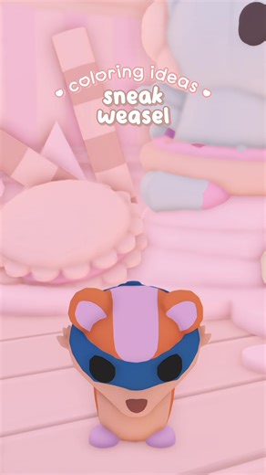◟ coloring ideas for sneak weasel .ᐟ 🧁 ˚ . — ꒰ #adoptme ꒱ ‎♡ #fyp #adoptmeupdate #adoptmeroblox #kawaii new pets update adopt me german shepherd