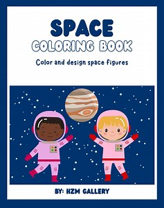 Space Coloring Book for Kids: Planets, Rockets, Astronauts (digital Download) - Etsy