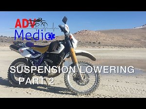 DR650 Suspension Lowering - Part 2
