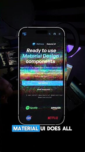 MATERIAL UI:Material UI just upgraded my web app from “it works” to “this looks legit”