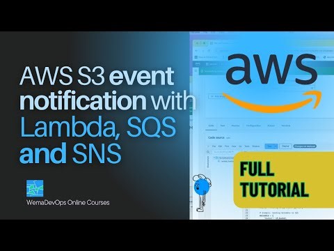 AWS S3 Event Notification with Lambda, SQS and SNS - Intro to Cloud Engineering (for beginners)