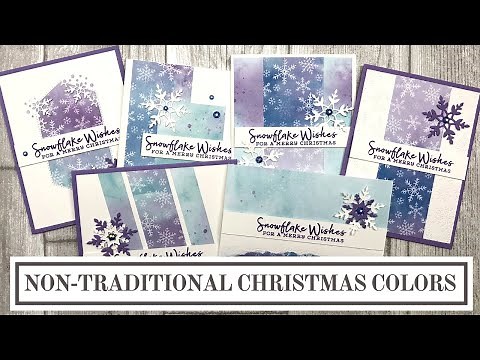 6 Simple Christmas Cards | Stampin Up Snowflake Wishes