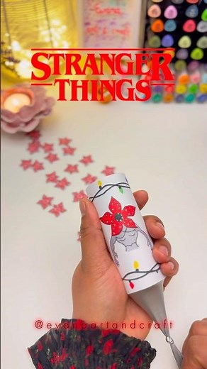 DIY Demogorgon Popper 👾 Stranger Things Craft #diy #craft #handmade