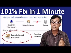 How To Fix or solve Unidentified Network Problem | No Internet Access | Limited Access in hindi