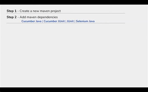 Selenium Cucumber Java BDD Framework