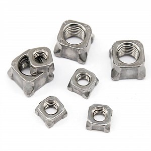 [Hot Item] Carbon Steel Slab Base Plain 304 Weld on Nut Round Weld Nut