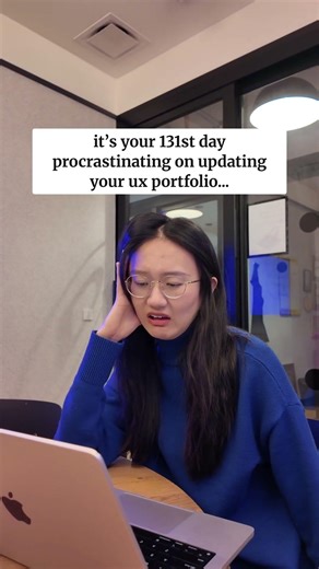 It’s your 131st day procrastinating on updating your ux portfolio