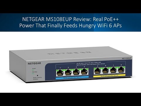 NETGEAR MS108EUP Review: Real PoE++ Power That Finally Feeds Hungry WiFi 6 APs