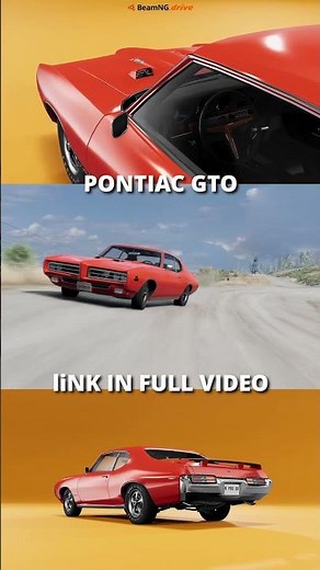 Free Pontiac GTO Mod in BeamNG Drive