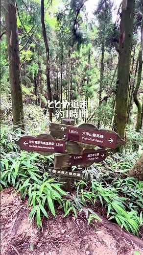 １分で登山コース説明 神戸有馬から六甲山山歩き 瑞鳳公園駐車場からスタートし六甲山山頂までのコース