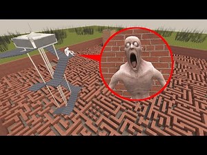 WHEN SCP 096 ENTERS THE MAZE! Nothing goes right! Part - 04 (Garry's Mod)