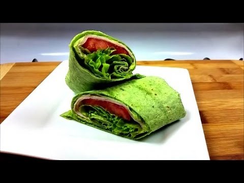 Healthy Turkey Wrap with Avocado Spread