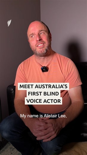 “The lighting’s never a problem.” 😎 Meet Alistair Lee - Australia’s only blind, professionally represented voice actor 🎙️ He’s one of the voices behind SBS’s audio descriptions, helping make our stories accessible for everyone. | SBS Australia