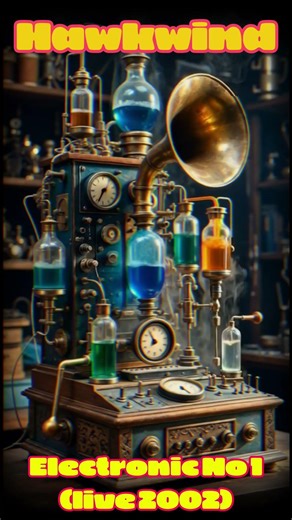 Hawkwind - Electronic No 1 (live 2002) #hawkwind #davebrock #nikturner