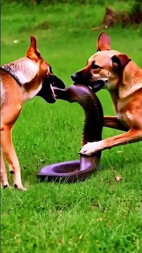 Dog and snake fighting #snake #wildlifeentertainment #wildlife #entertaininganimals #funnyanimal