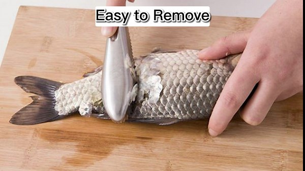 4Pcs Fish Scale Remover, Stainless Steel Fish Scaler Fish Cleaning Kit - Fish Scraper Fish Descaler Tool with Bottle Opener for Kitchen Fish Scaling Cleaning