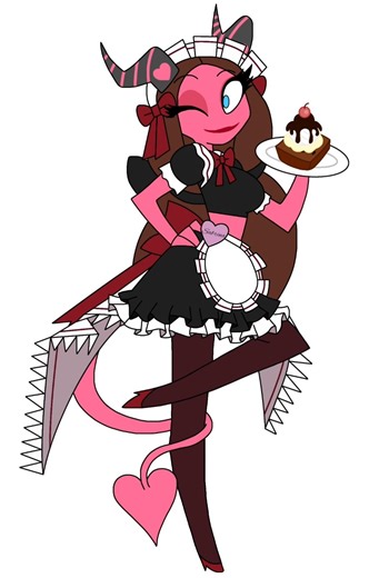 Speedpaint: Maid and Butler Cafe Sabrina (Helluva Boss)