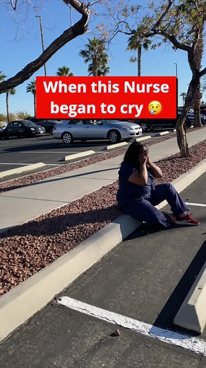 I choked up when she began to cry 🥺 #nurses #healthcareheroes #medicalworkers #thankyou #reels #cryingnurse | Getti
