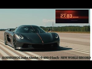 KOENIGSEGG Jesko Absolut | 0-400-0 km/h - NEW WORLD RECORD