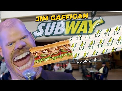 "SUBWAY - Eat Fresh??" - Jim Gaffigan Stand up (Mr.Universe)