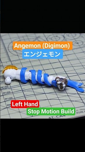 Angemon エンジェモン Figure-rise Standard, Left Hand Stop Motion Build #digimon