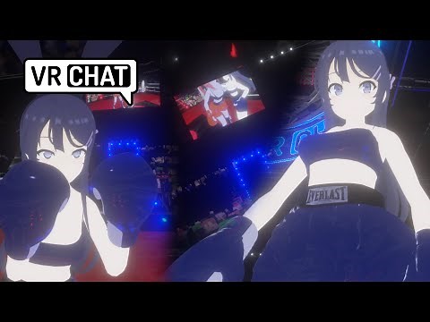 Boxing in the big time📺 VRchat POV BOXING