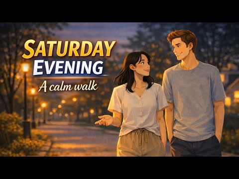 Talk About Your Day: Saturday Afternoon & Evening ☕🌿🌙 | Beginners (A1–A2) | James & Alice’s Story