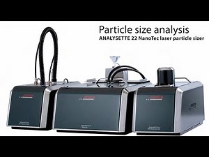 Particle Size Analysis with ANALYSETTE 22 NanoTec | Wet & Dry Dispersion Methods