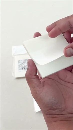 100 Sheets Transparent Sticky Note, Self-Sticky Note Pads, Clear Notes 7.5x7.5cm #unboxing #amazon