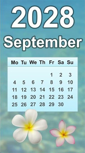 September 2028 Calendar
