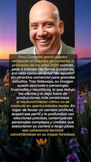 Paul Giamatti casi queda encasillado para siempre #shorts #Hollywood #Famosos