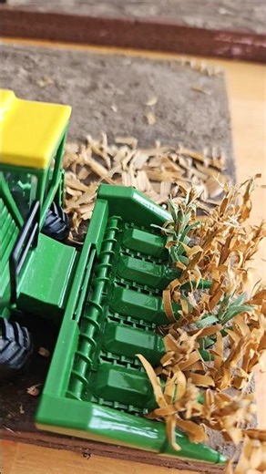 1/64th Scale John Deere 6600 Combine! #farming #shorts #johndeere