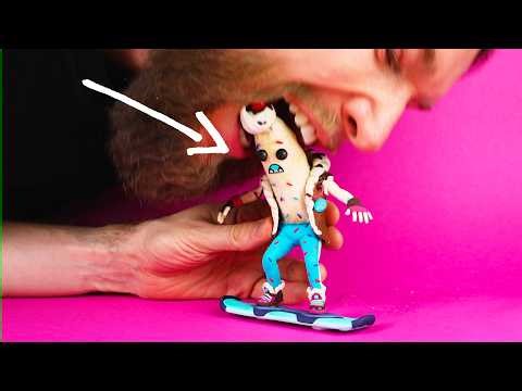 I made LIL SPLIT with a REAL BANANA… and eat him!