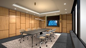 Conference Room PBR Low-poly - 3D model by Rectan