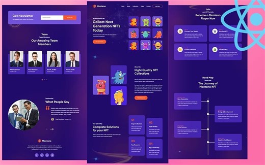 【代码】React JS 中的 React Portfolio 网站教程 |构建 React JS 组合网站 - 完全响应式