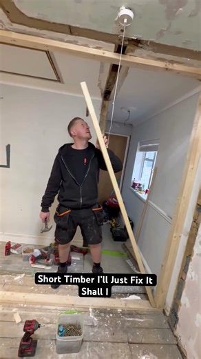 How To Fix short Stud #diy #carpentry #howto