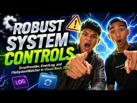 VB.NET - ErrorProvider, EventLog, FileSystemWatcher (2026)