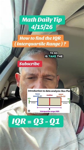 How to find IQR ( Interquartile range) ? Math With Mr J #math #statistics #foryou