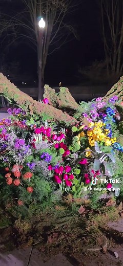 Floral Mockingjay Installation in Chicago Promotes New Hunger Games Film