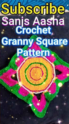 crochet granny square pattern